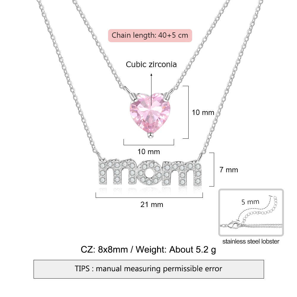 Personalized Layered Necklaces & Pendants With Zirconia-Florence Scovel