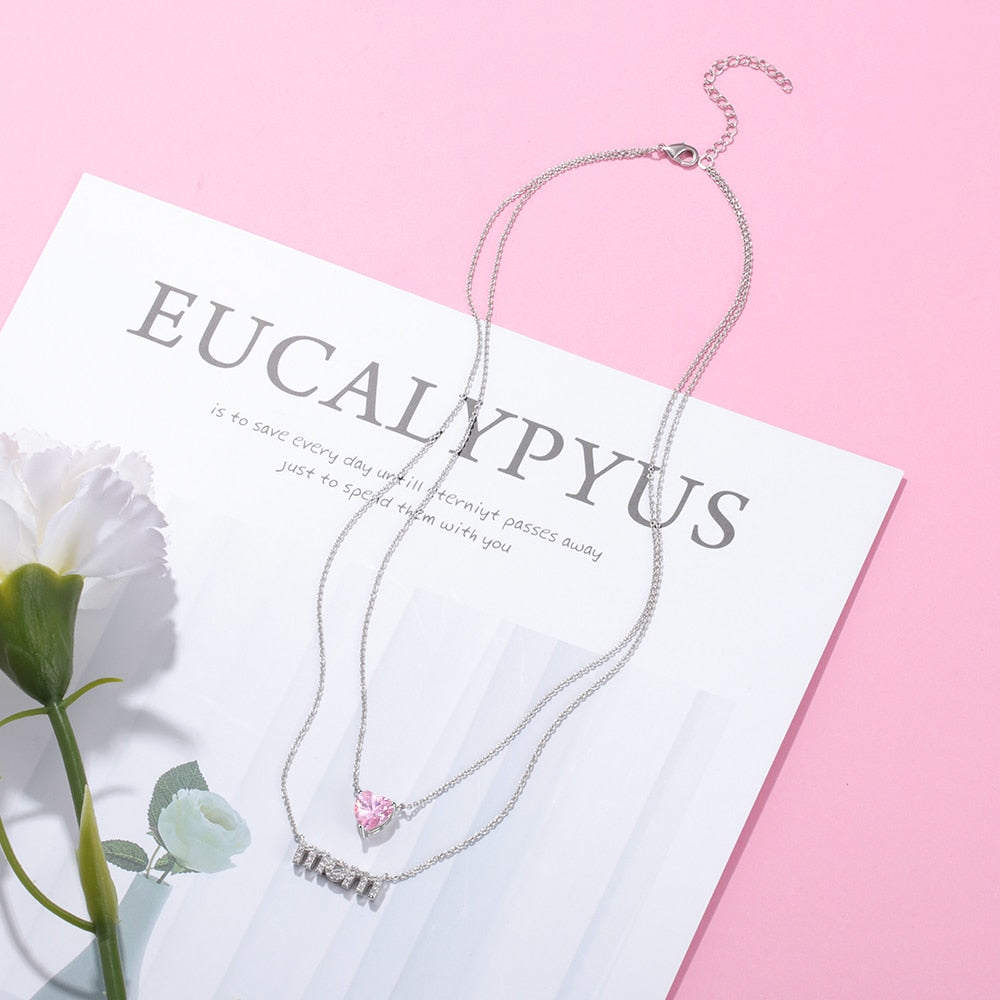 Personalized Layered Necklaces & Pendants With Zirconia-Florence Scovel
