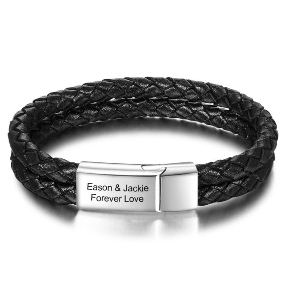 Customized Double Layer Braided Rope Bracelets For Men-Florence Scovel
