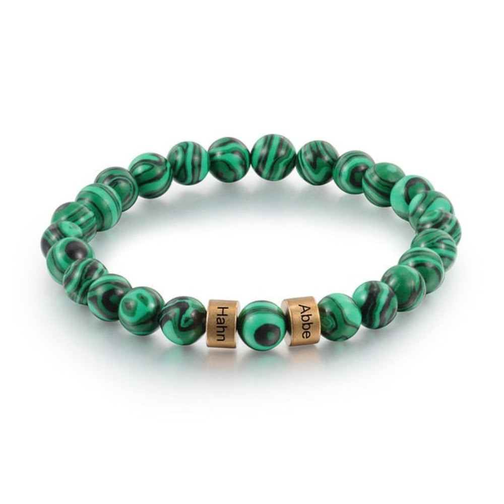 Personalized 2 Namea Engraving Bracelet For Men-Florence Scovel