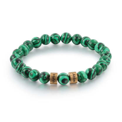 Personalized 2 Namea Engraving Bracelet For Men-Florence Scovel