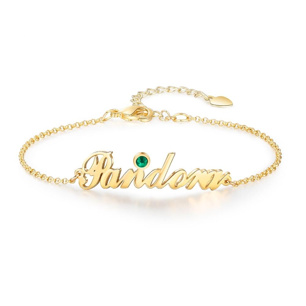 Custom Made Name Engraved Anklets Bracelets For Women-Florence Scovel