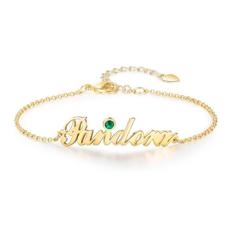 Custom Made Name Engraved Anklets Bracelets For Women-Florence Scovel