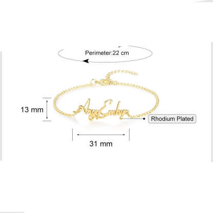 Customized Name Anklets For Women-Florence Scovel