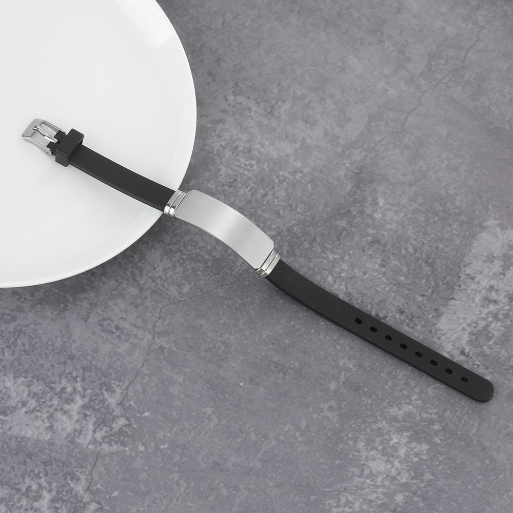 Personalized Custom Name Engrave ID Bracelets-Florence Scovel