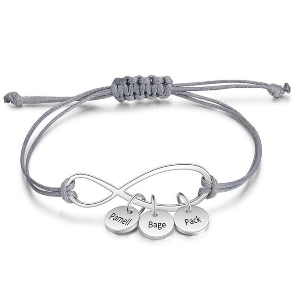 Personalized Infinity Name Charms Bracelets-Florence Scovel