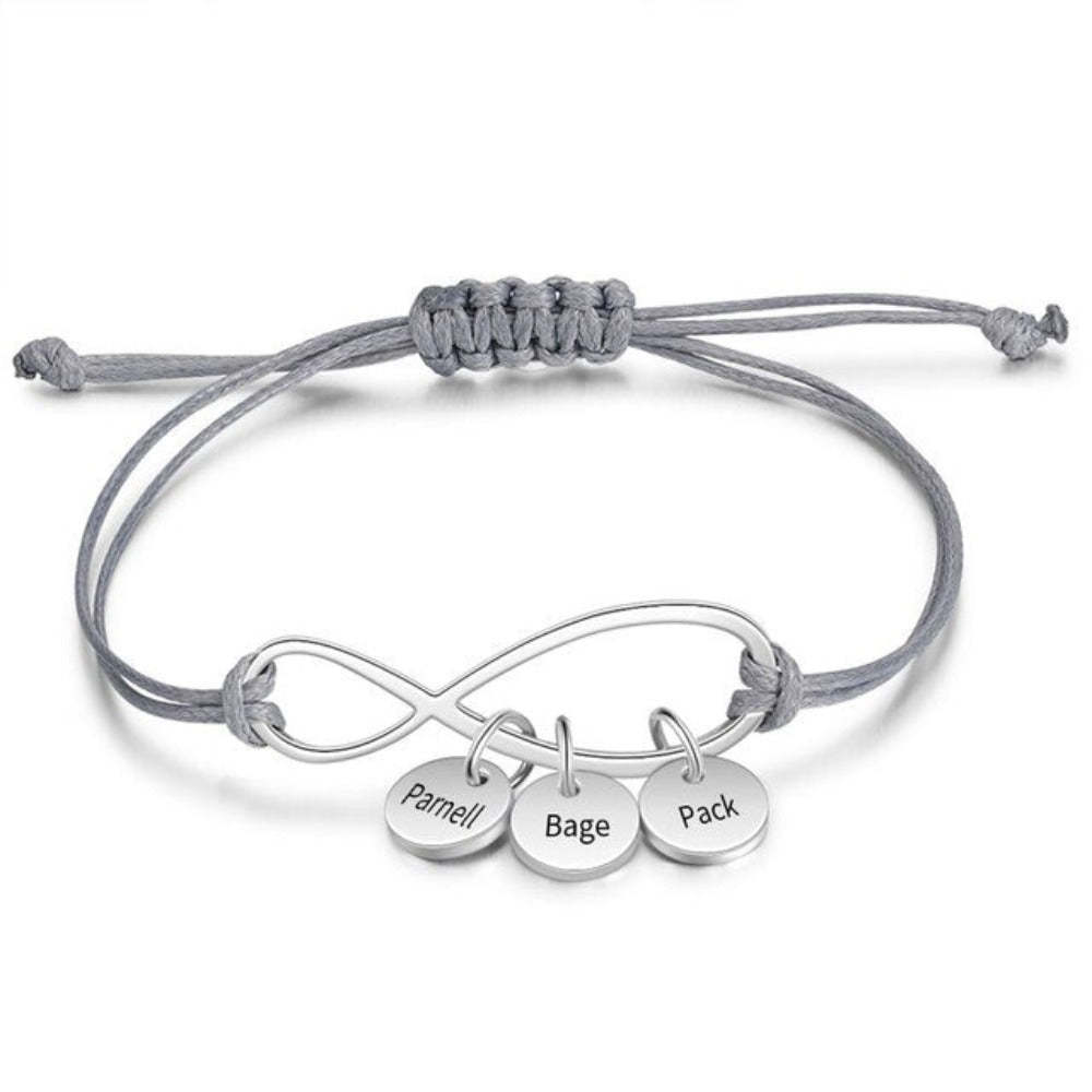 Personalized Infinity Name Charms Bracelets-Florence Scovel