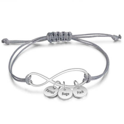 Personalized Infinity Name Charms Bracelets-Florence Scovel