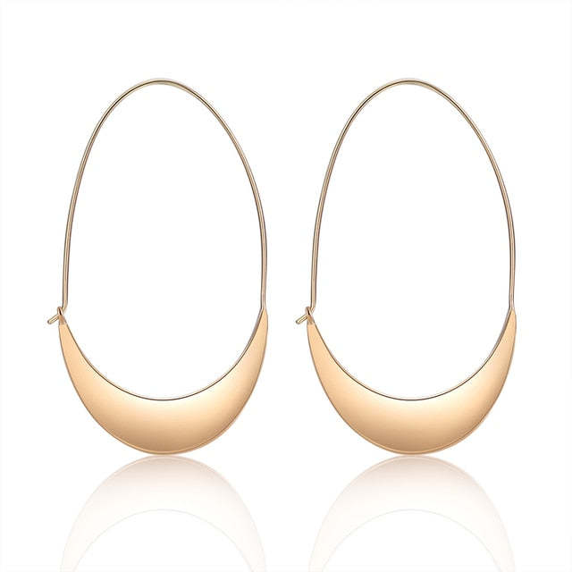 Personalized Geometric Style Engraved Name Hoop Earrings for Women-Florence Scovel