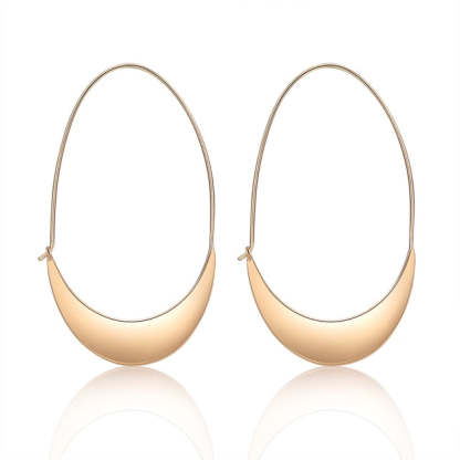 Personalized Geometric Style Engraved Name Hoop Earrings for Women-Florence Scovel