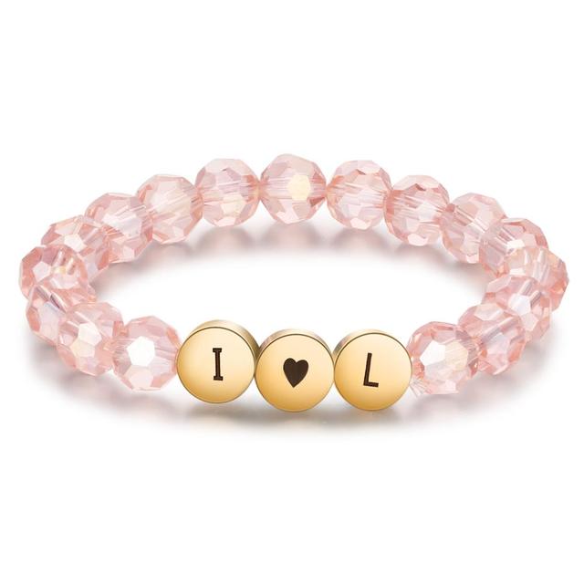 Personalized Engraved Initial Bracelets for Girls Customized Letter & Name Children Bracelet Christmas Gifts for Kids-Florence Scovel