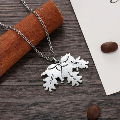 Personalized Engraved Necklace Charms Custom Pendant-Florence Scovel