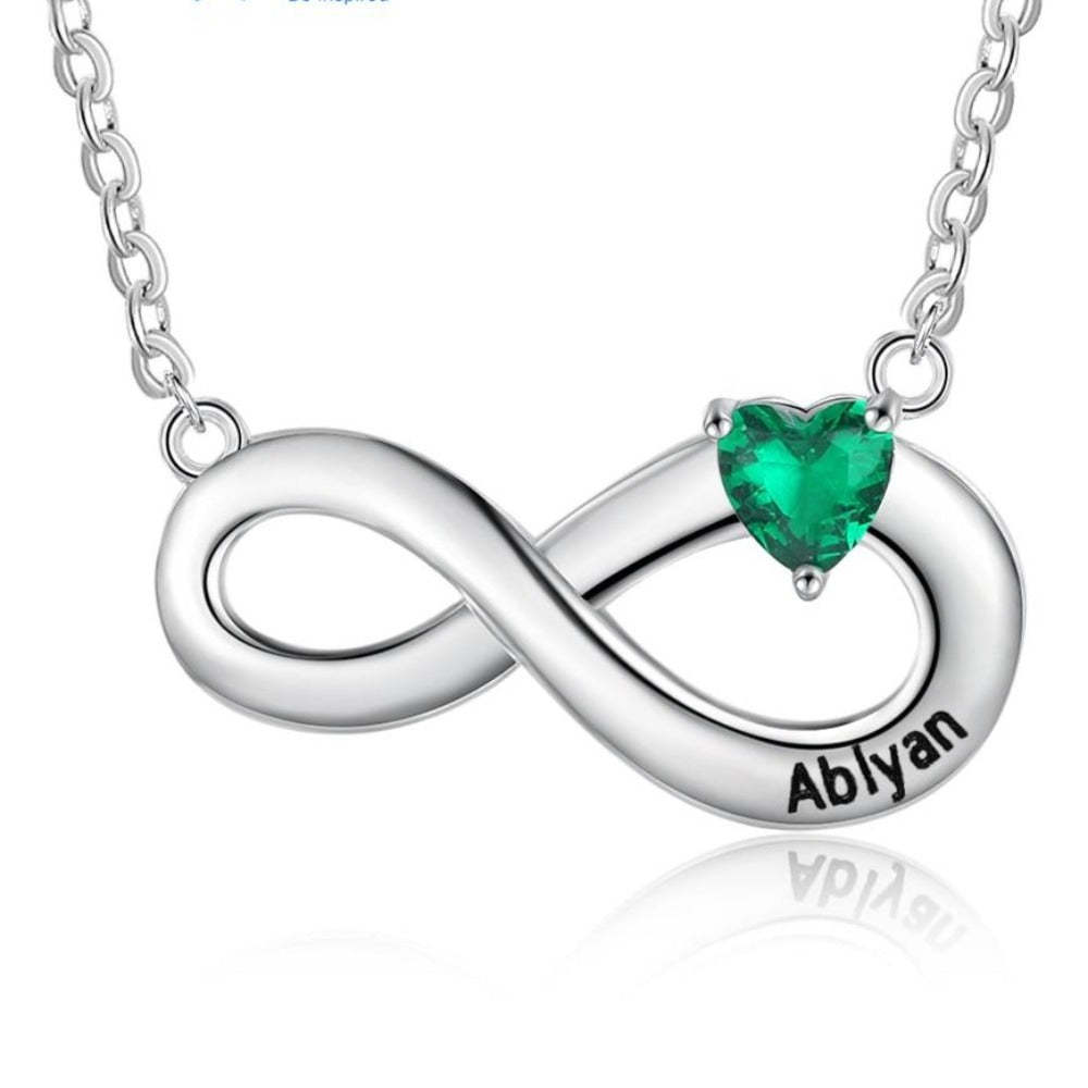 Personalized Necklace Infinity Pendant Romantic Jewelry for Women-Florence Scovel