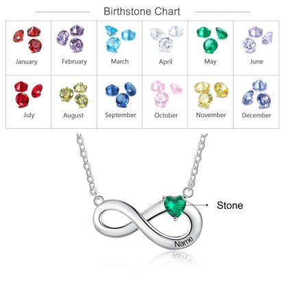 Personalized Necklace Infinity Pendant Romantic Jewelry for Women-Florence Scovel