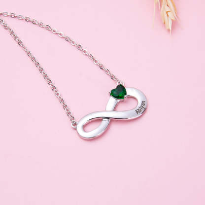 Personalized Necklace Infinity Pendant Romantic Jewelry for Women-Florence Scovel