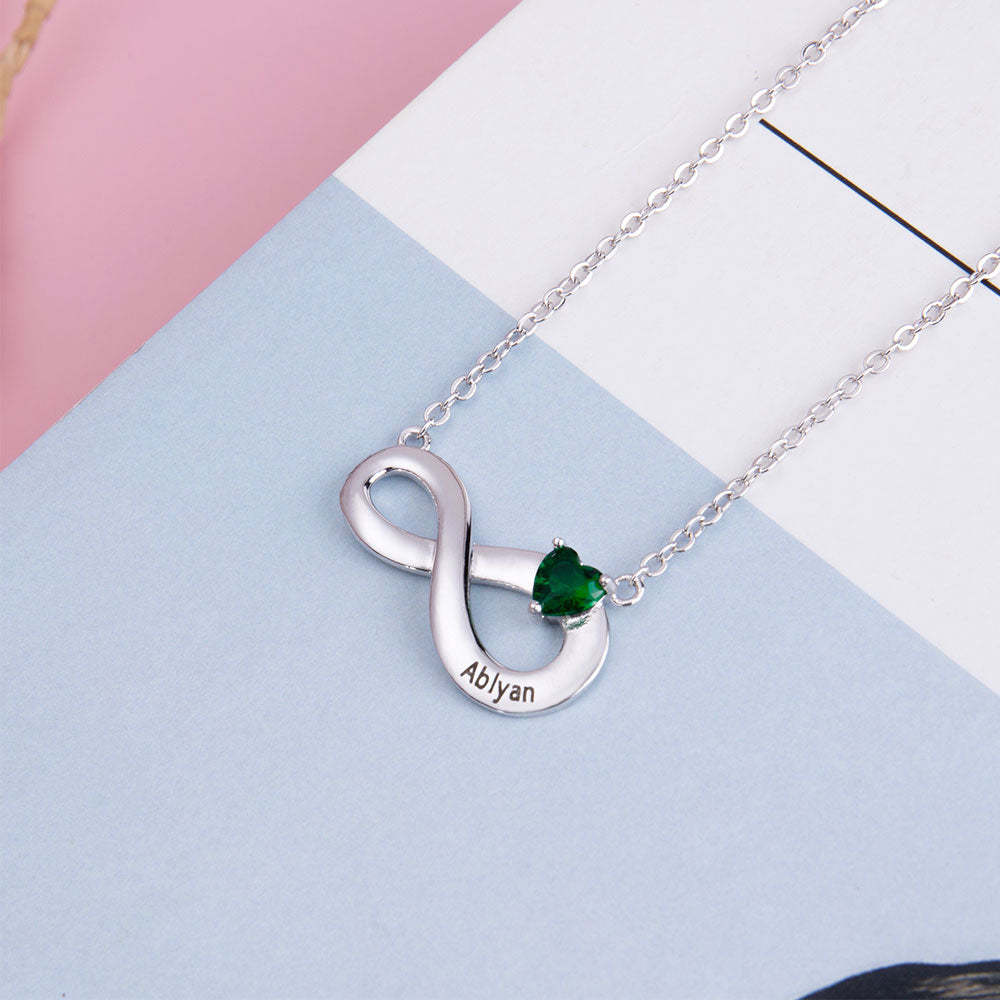 Personalized Necklace Infinity Pendant Romantic Jewelry for Women-Florence Scovel