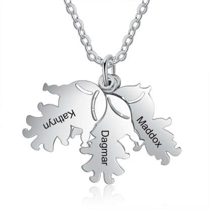 Personalized Engraved Necklace Charms Custom Pendant-Florence Scovel