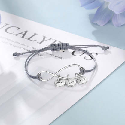 Personalized Infinity Name Charms Bracelets-Florence Scovel