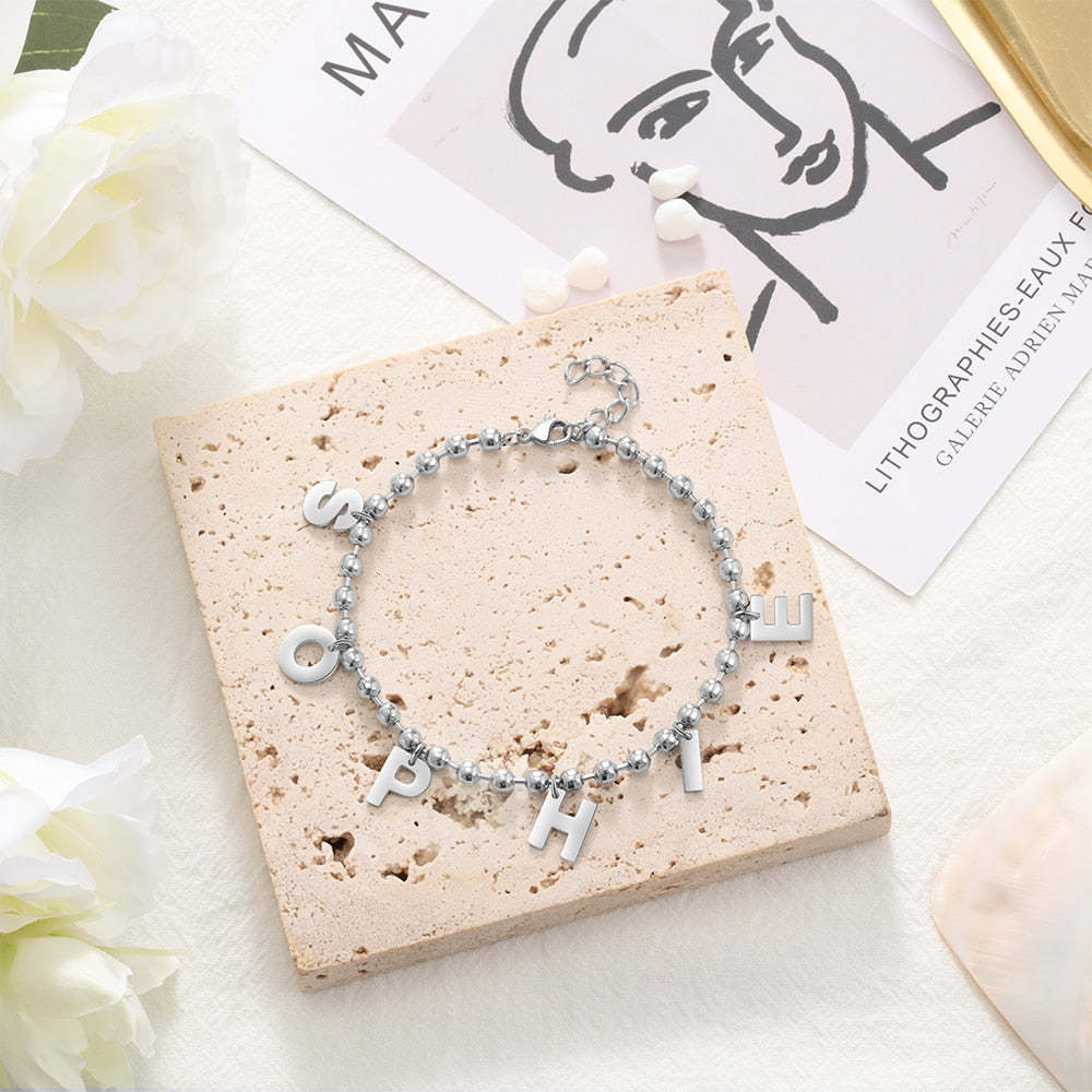 Personalized Name A-Z Initial Bracelets for Women-Florence Scovel