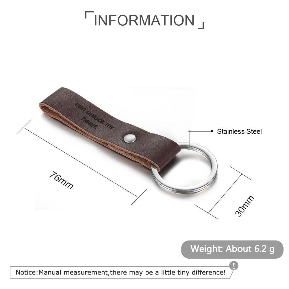 Personalized Stainless Steel Engraving Keyring Keychain-Florence Scovel