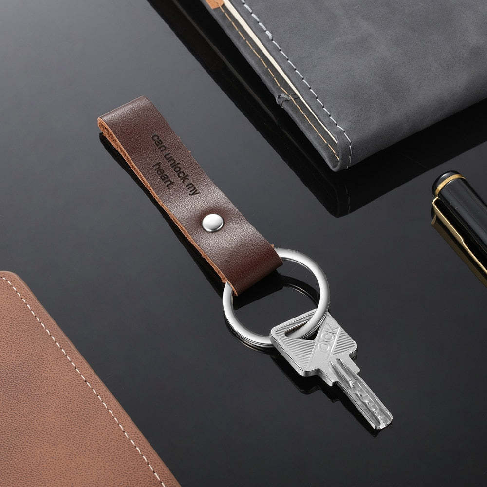 Personalized Stainless Steel Engraving Keyring Keychain-Florence Scovel