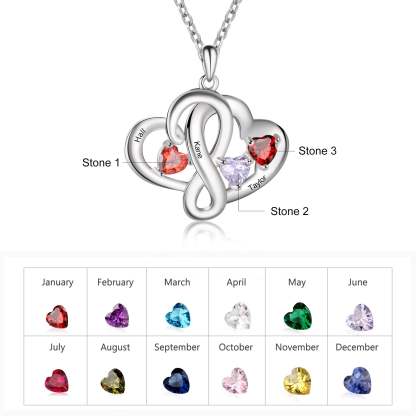 Personalized Family Necklace Cordate-Florence Scovel