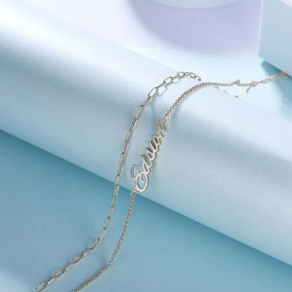 Personalized Nameplate Bracelets And Bangles For Women-Florence Scovel