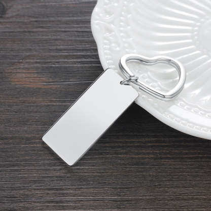Personalized Custom Photo And Date Keychains-Florence Scovel
