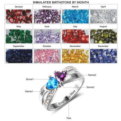Sterling Silver Personalized Promise Ring For Women-Florence Scovel