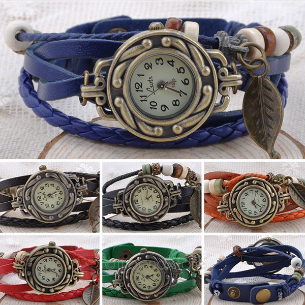 Leaf Vintage Wrap Watch-Florence Scovel