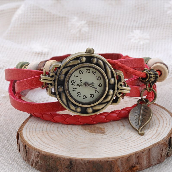 Leaf Vintage Wrap Watch-Florence Scovel