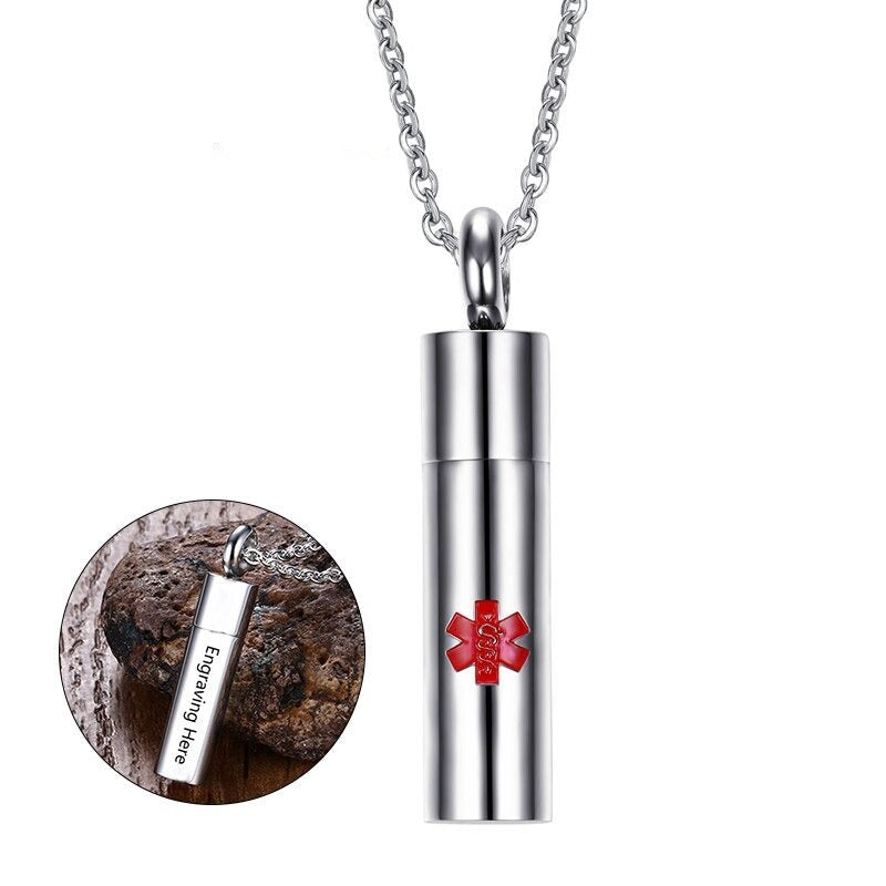 Open Cylinder Engraved Pendant-Florence Scovel