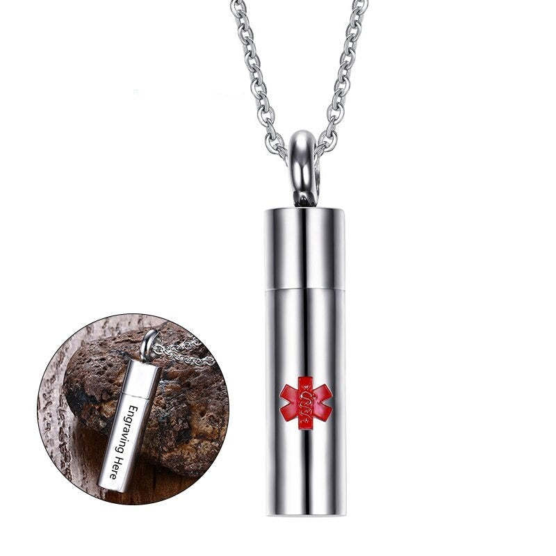 Open Cylinder Engraved Pendant-Florence Scovel