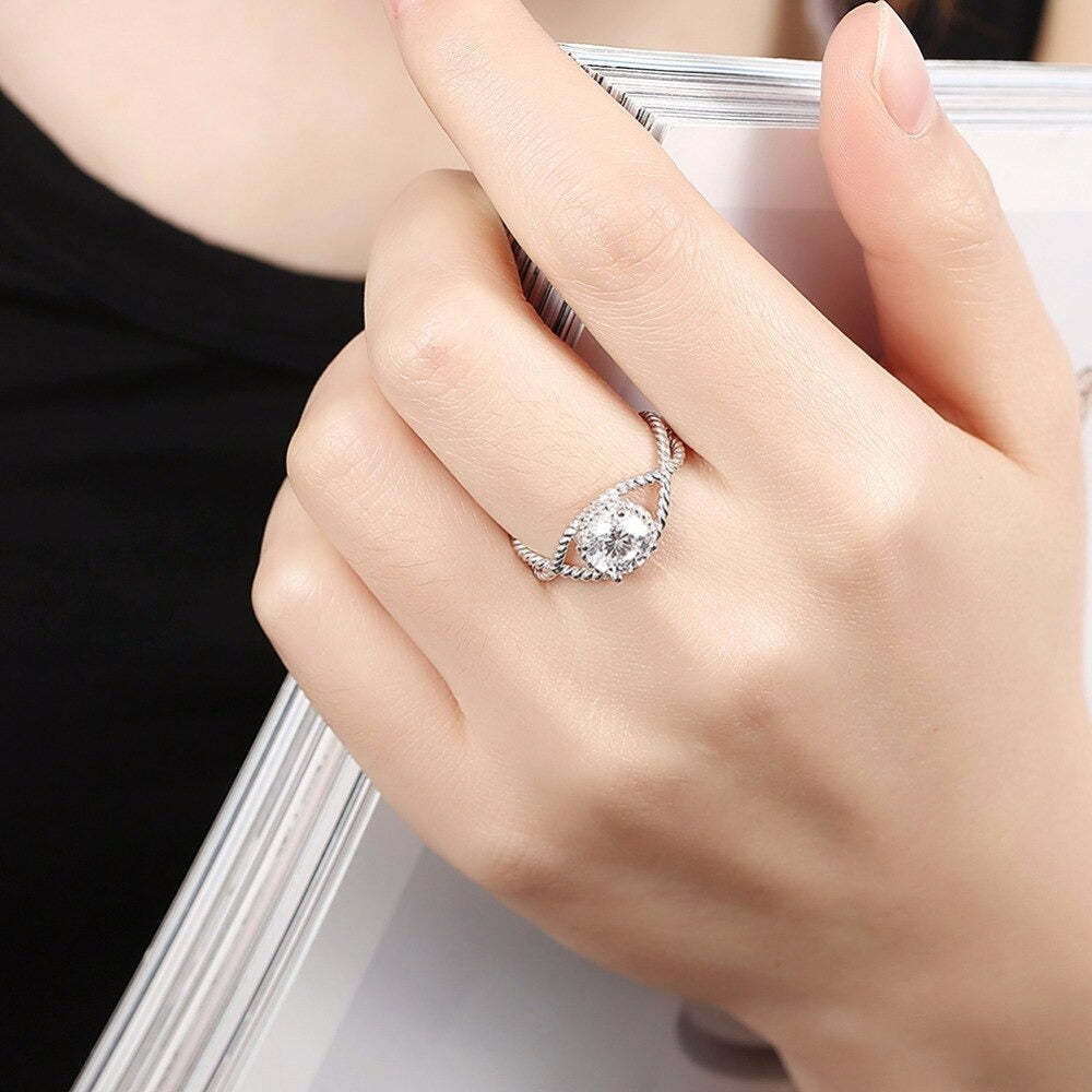 Cubic Zirconia Jewelry Women Rings-Florence Scovel