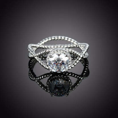 Cubic Zirconia Jewelry Women Rings-Florence Scovel