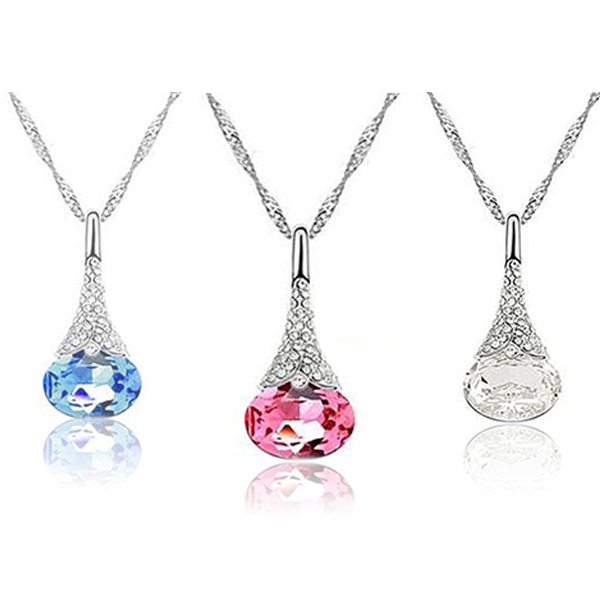 Crystal Water Drop Pendant - Florence Scovel - 1