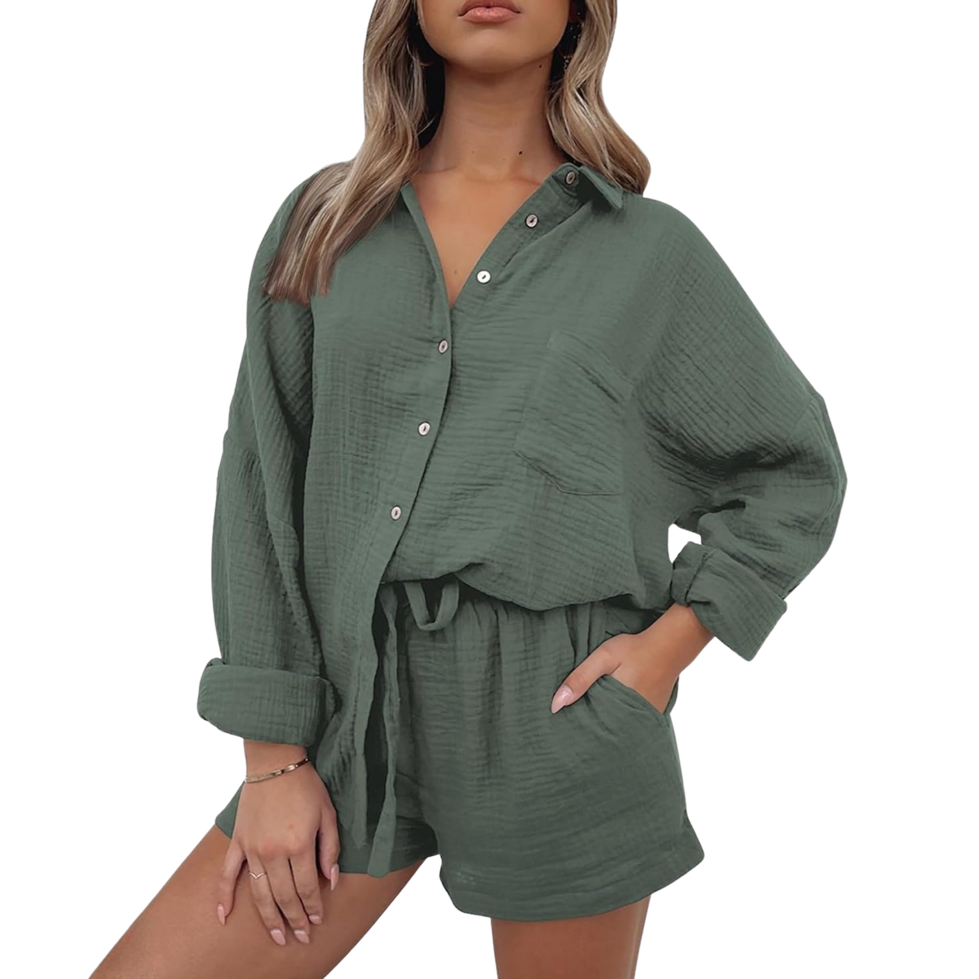  Oversized Lounge Outfits Spring Two Piece Pajama Sets