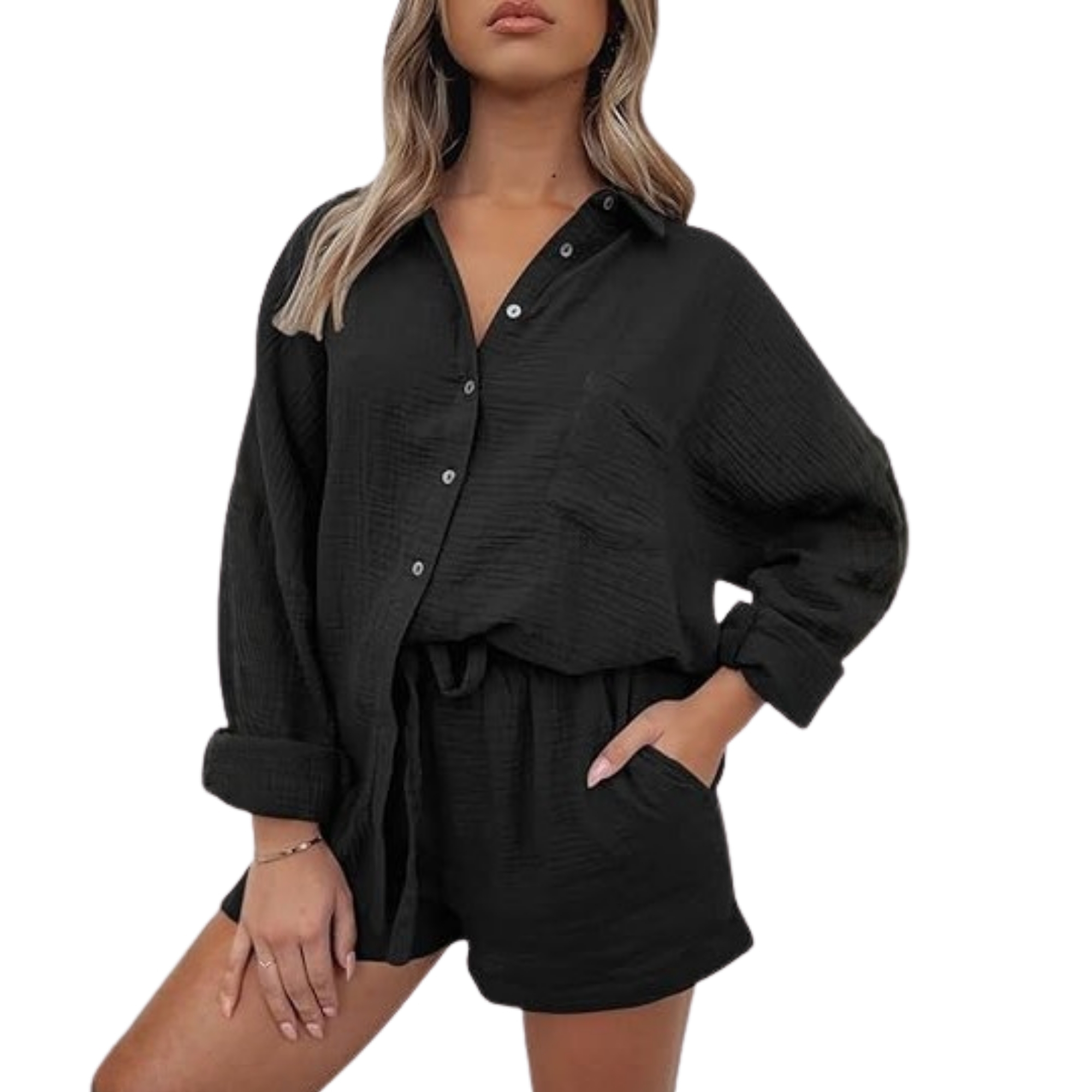  Oversized Lounge Outfits Spring Two Piece Pajama Sets