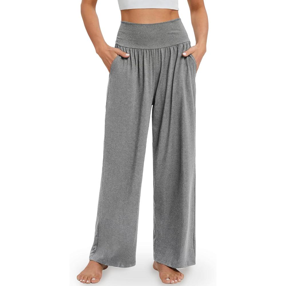 High Rise Lounge Pants With Pockets