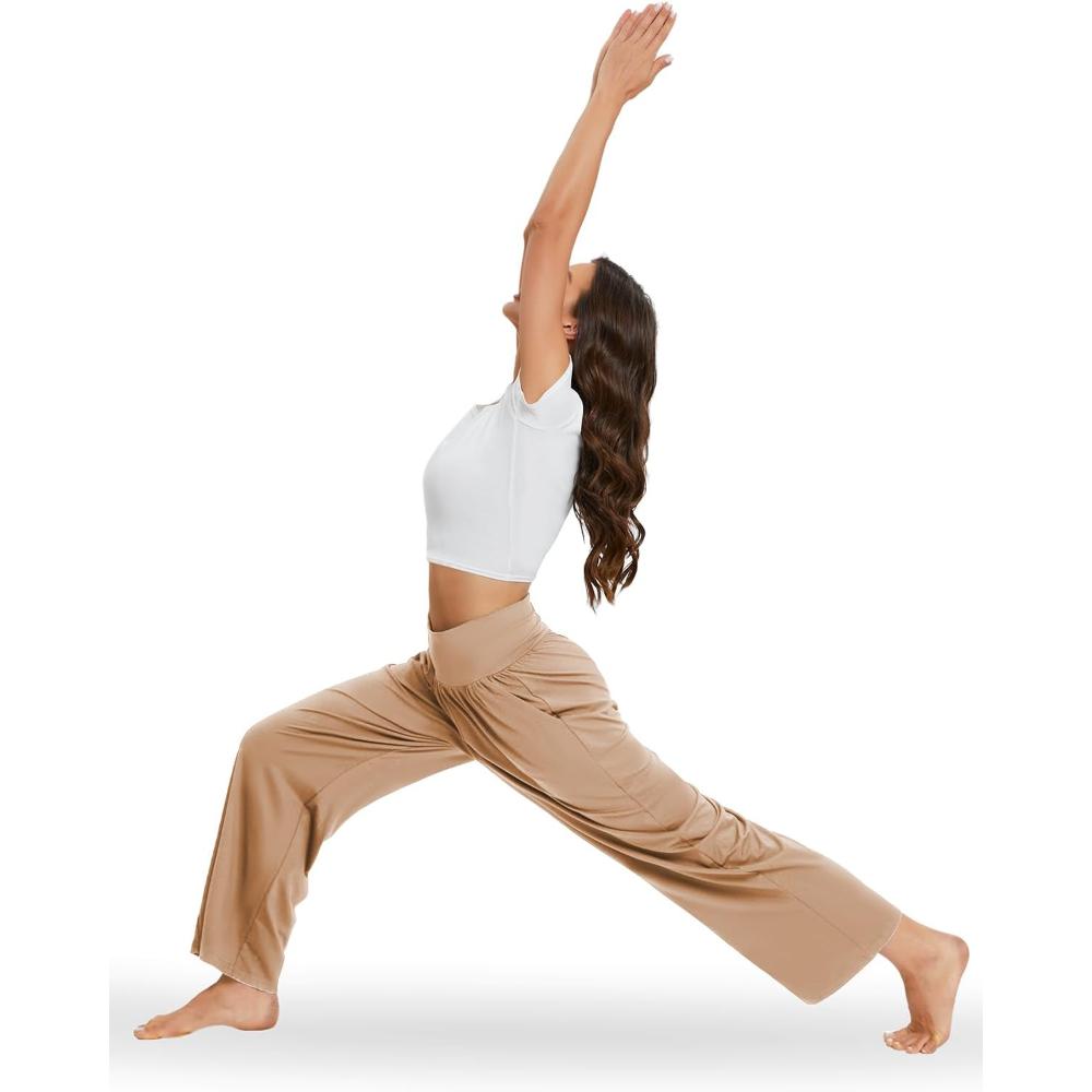 High Rise Lounge Pants With Pockets