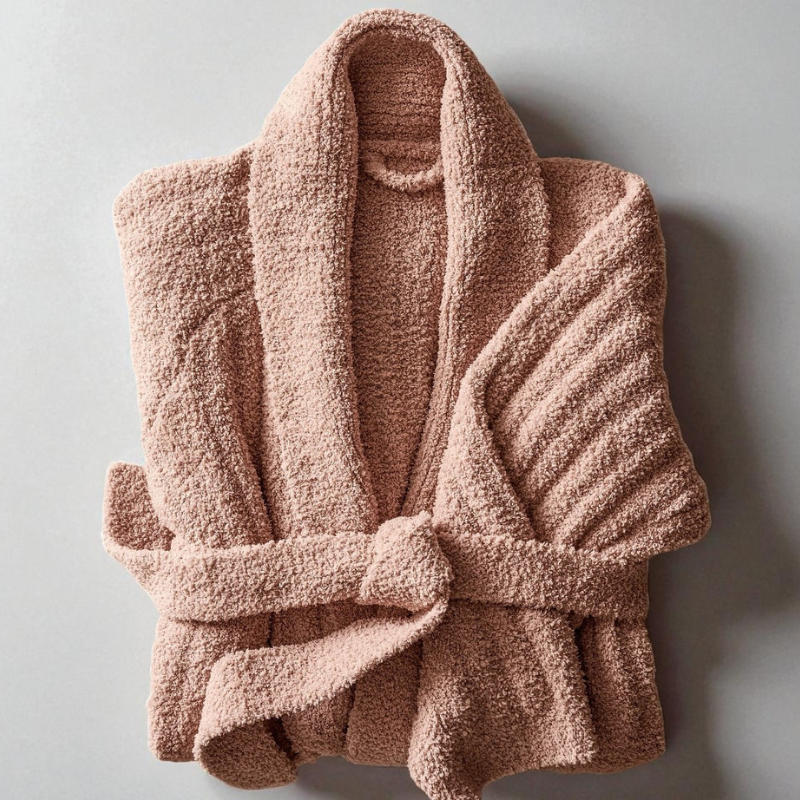 Cozy Ribbed Robe For Everyday Comfort
