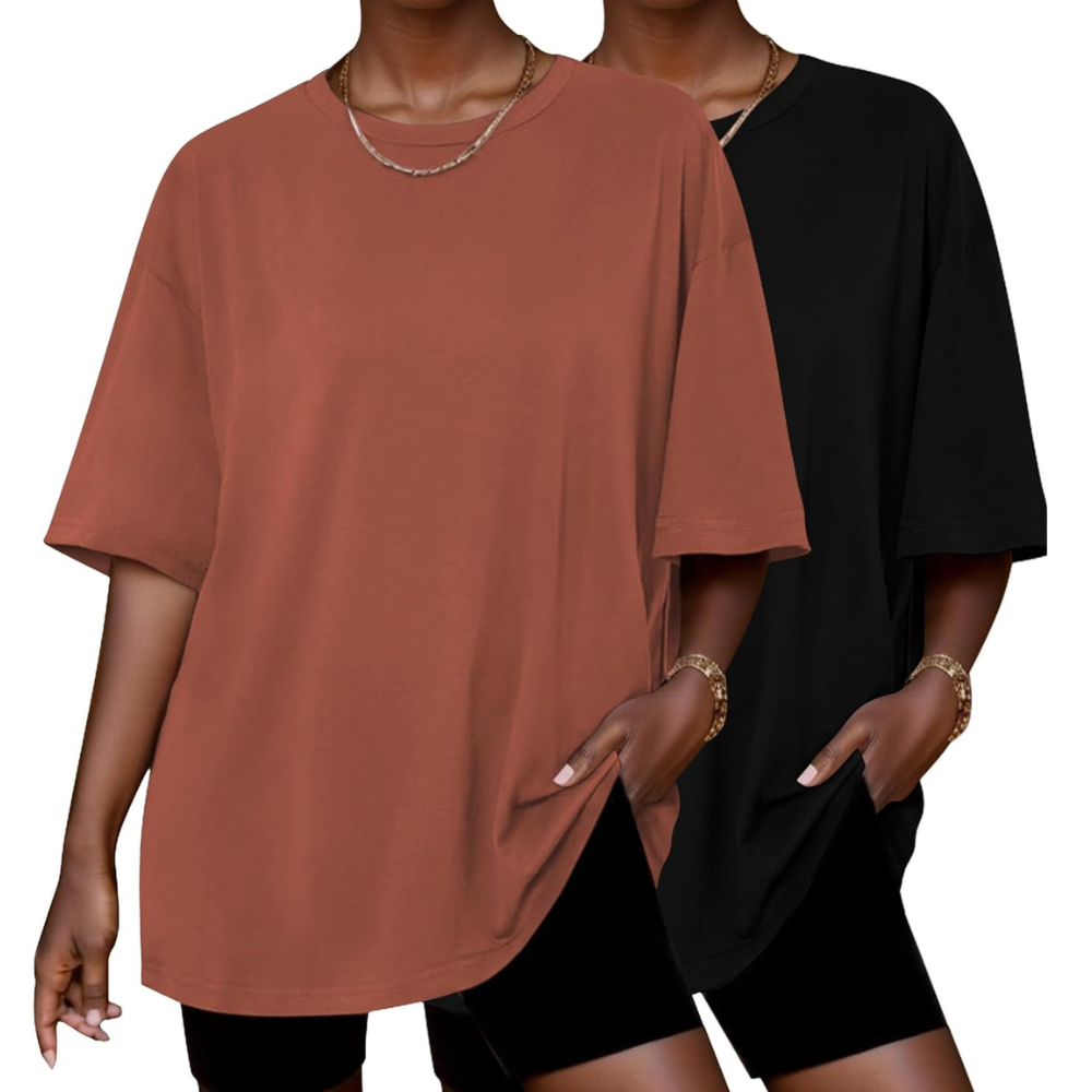 Women Oversized Short Sleeve Summer T Shirts