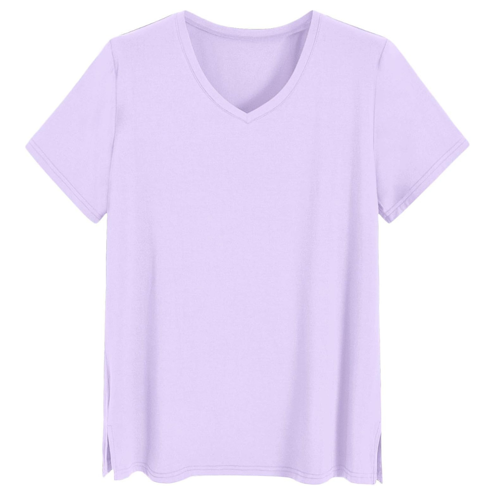 Women V Style Short Sleeve Pajamas Top