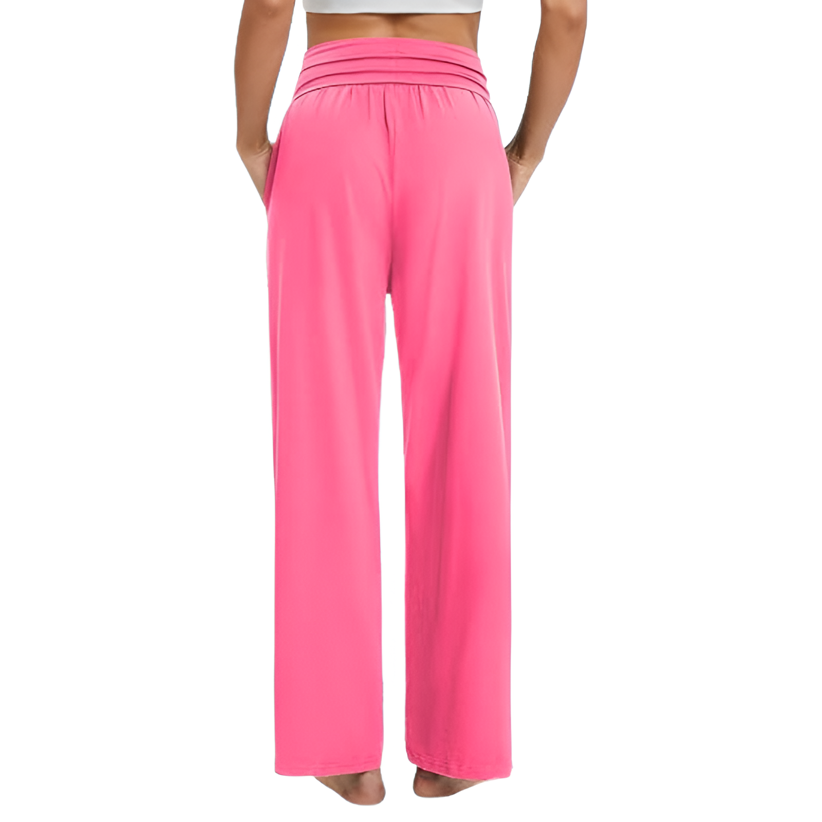 Wide Lounge Yoga Pajama Pants With Pockets