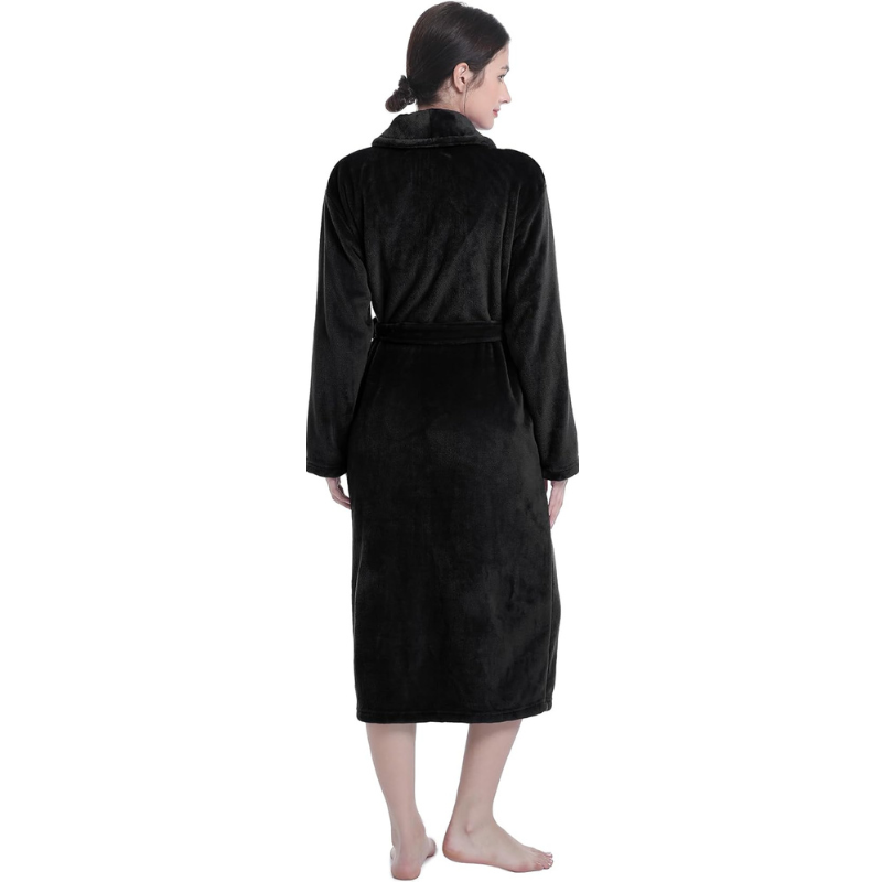 Robes For Women Premium Fleece Womens Robe Cozy Warm Bathrobe