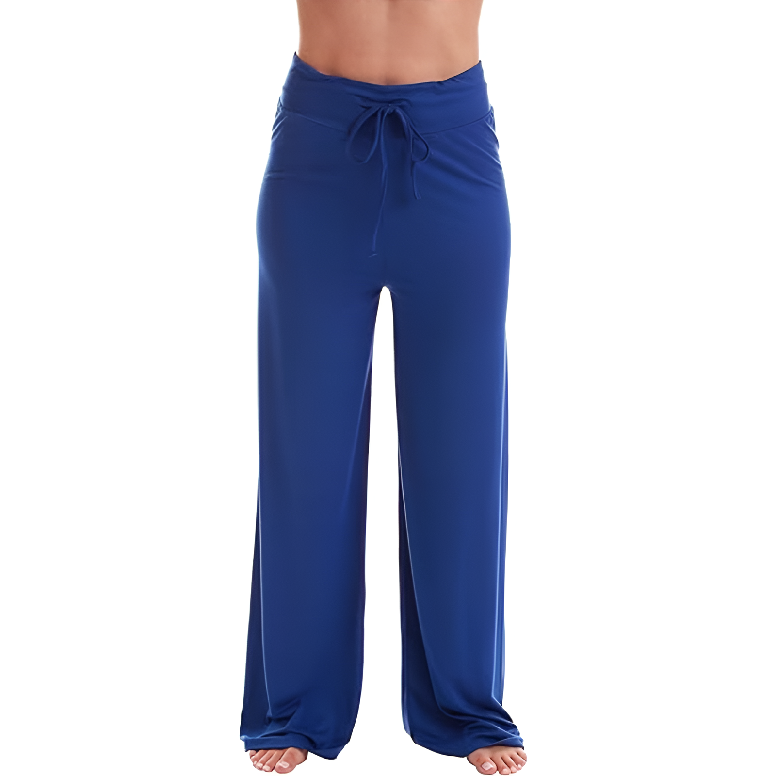 Wide Lounge Pajama Pants With Drawstring
