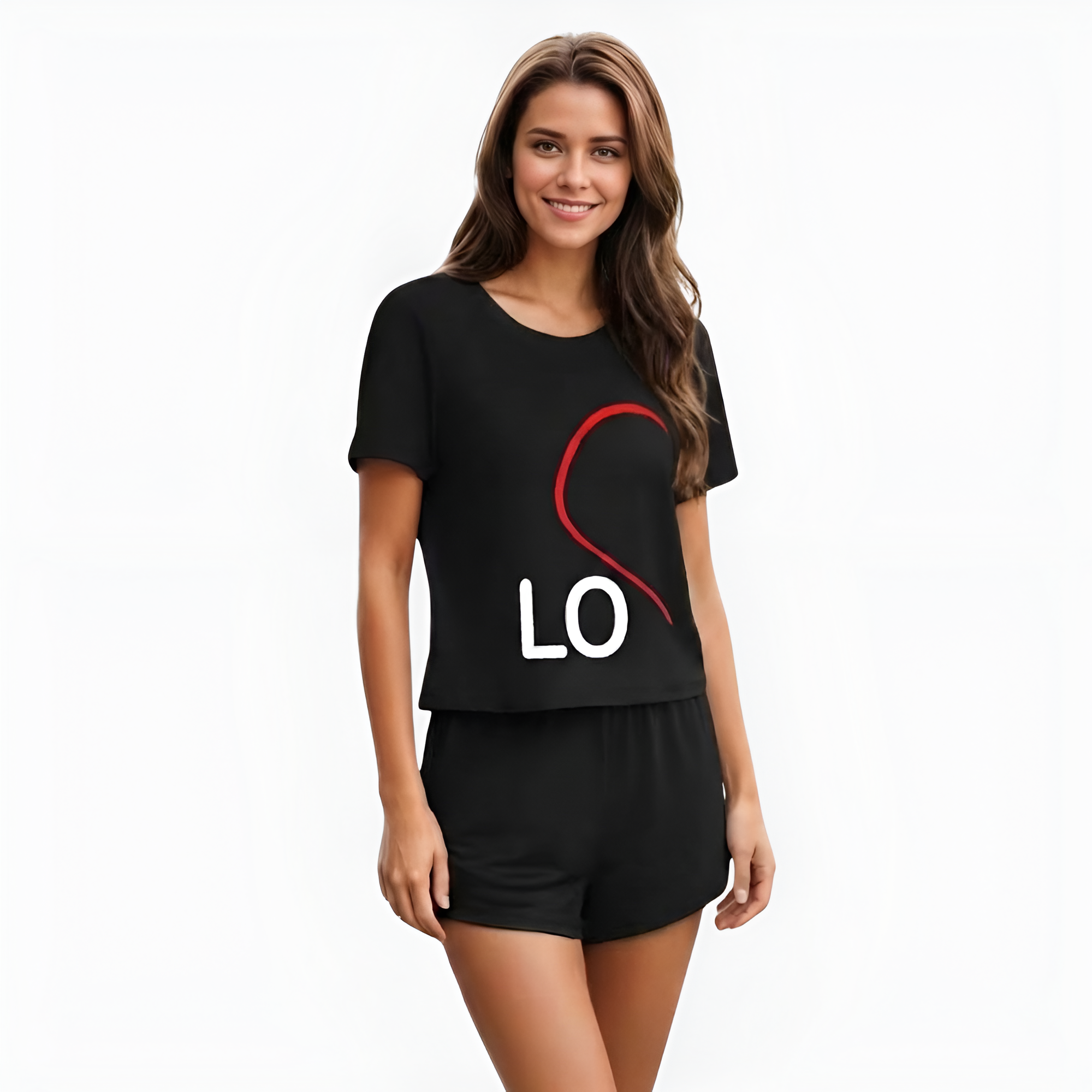 Short Sleeve Matching Pajama Set For Couple