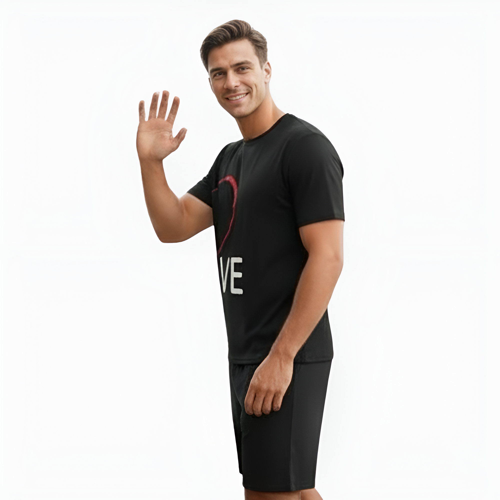 Short Sleeve Matching Pajama Set For Couple