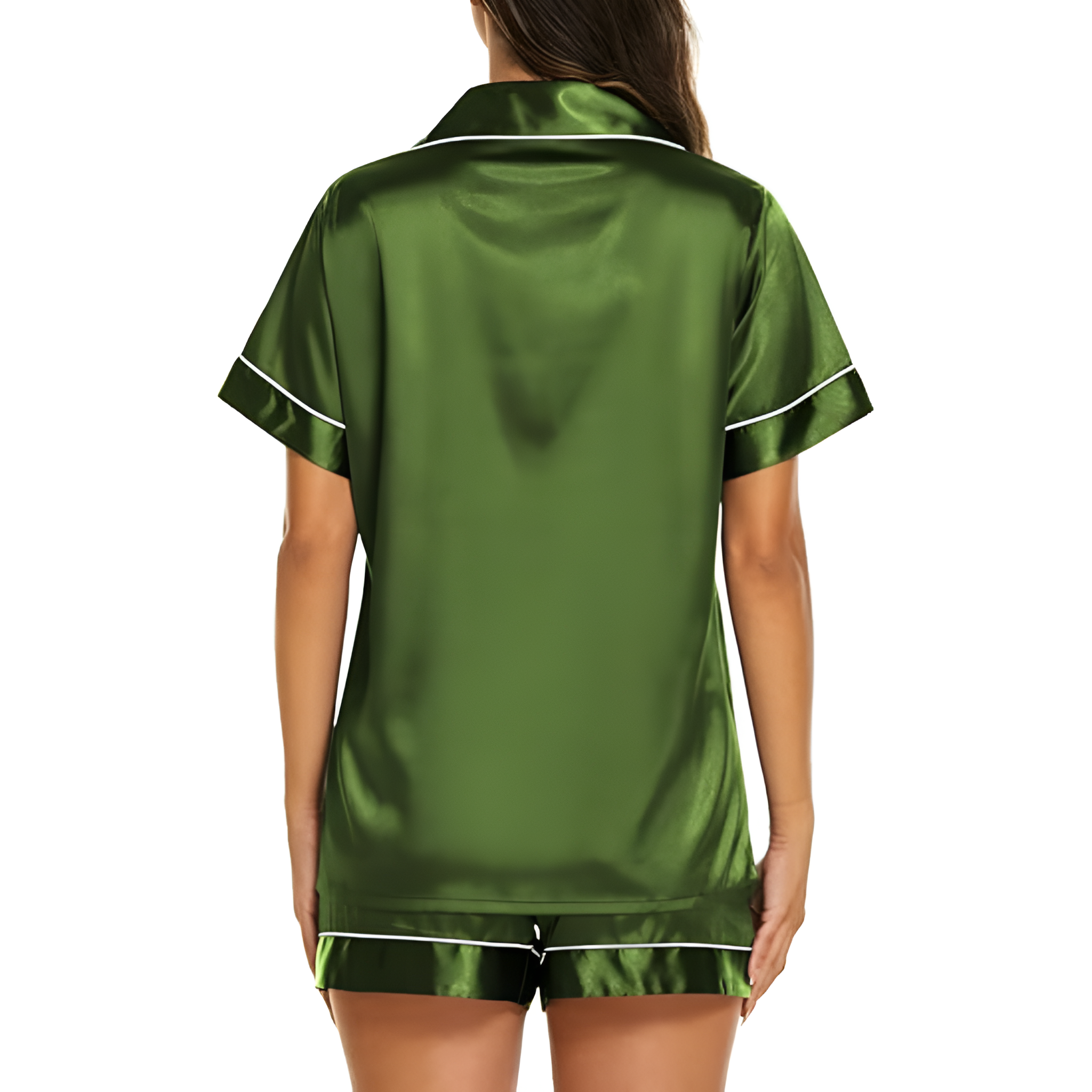 2 Piece Pajama Set For Women With Top And Shorts