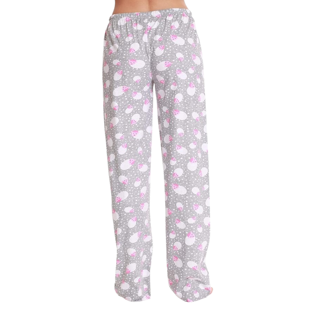 Printed Pajama Pants With Drawstring Band